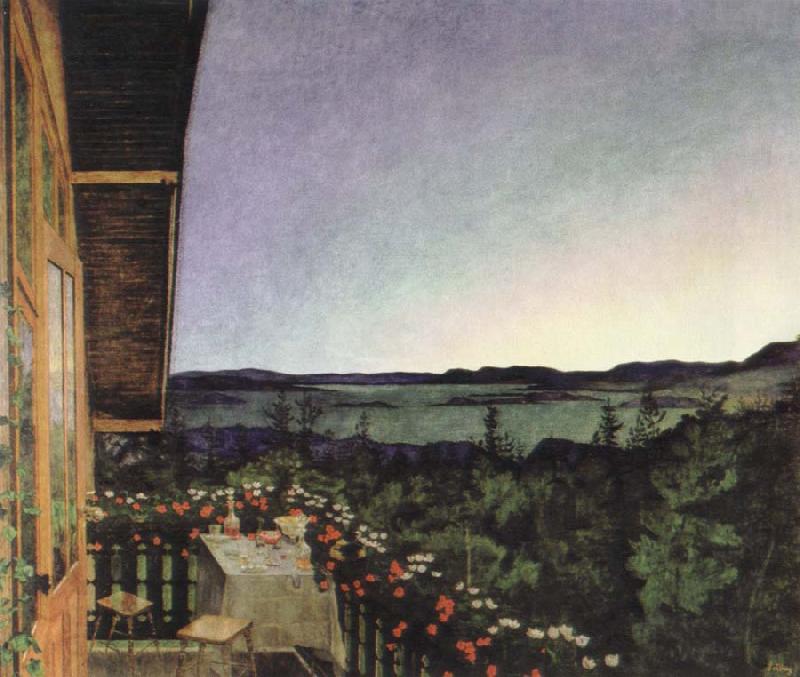 Harald Sohlberg summer night